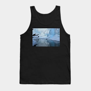 Icy Blue Reflections Tank Top